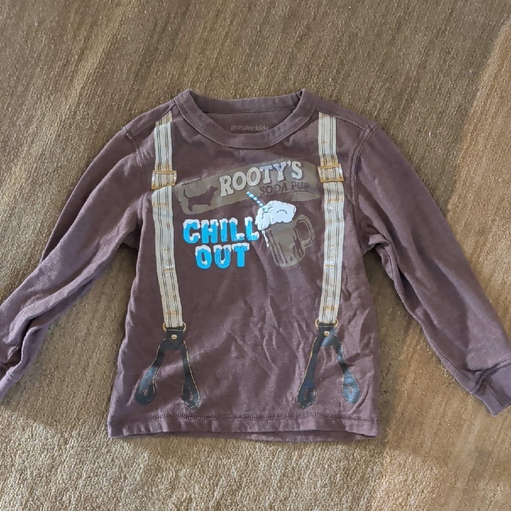 OshKosh B'gosh Brown 'Chill Out' Long Sleeve Tee for Kids